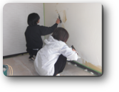 越谷市Ｔ様邸建主さんも珪藻土塗りに参加