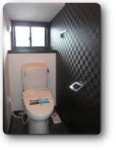 越谷市Ｔ様邸トイレもカラーコーディネート