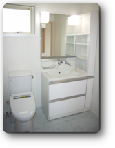 越谷市Ｈ様邸２階のトイレ＆洗面コーナー